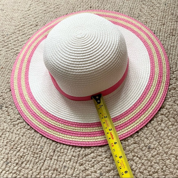 Gymboree Kid Girl Large Brim Straw Hat 🌸 Size Large (8 years and up) - Picture 8 of 10